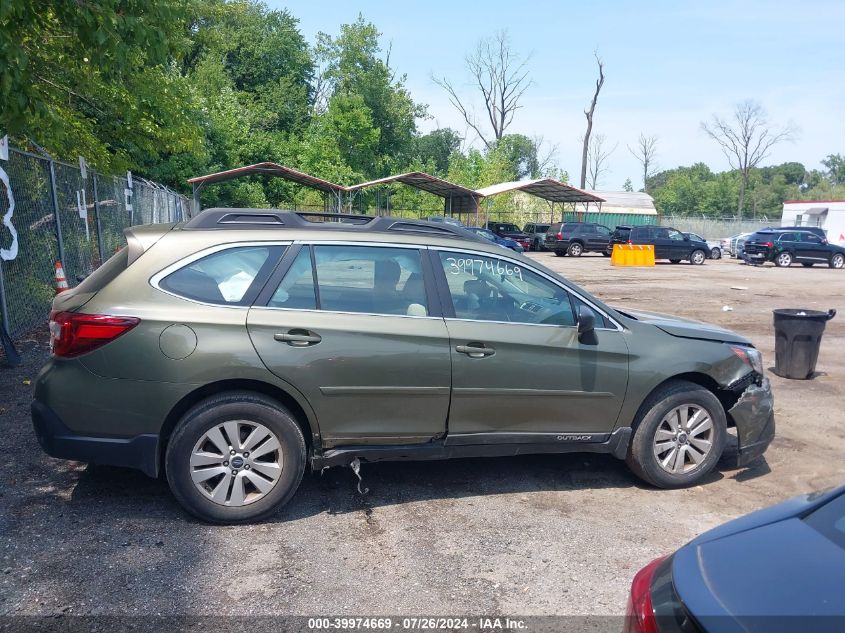 2018 Subaru Outback 2.5I VIN: 4S4BSAAC6J3290497 Lot: 39974669