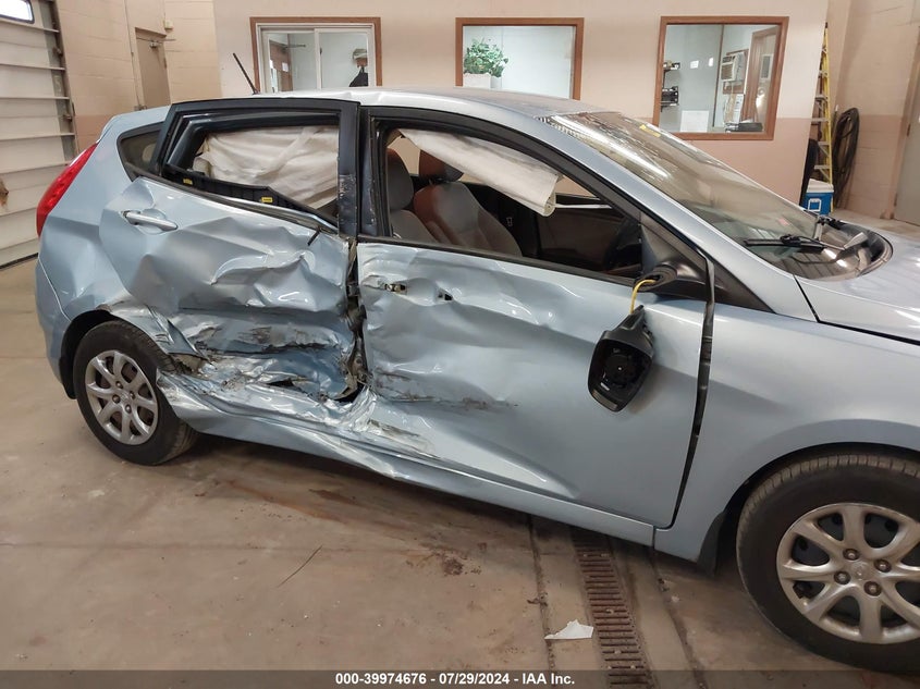 2012 Hyundai Accent Gls/Gs VIN: KMHCT5AEXCU045113 Lot: 39974676