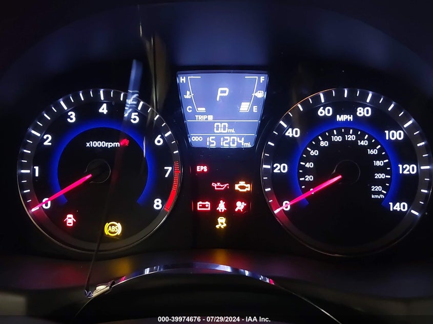 2012 Hyundai Accent Gls/Gs VIN: KMHCT5AEXCU045113 Lot: 39974676