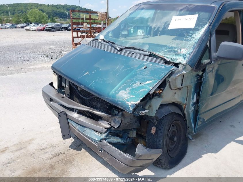 1997 Ford Aerostar Xlt VIN: 1FMDA11U3VZA27391 Lot: 39974689