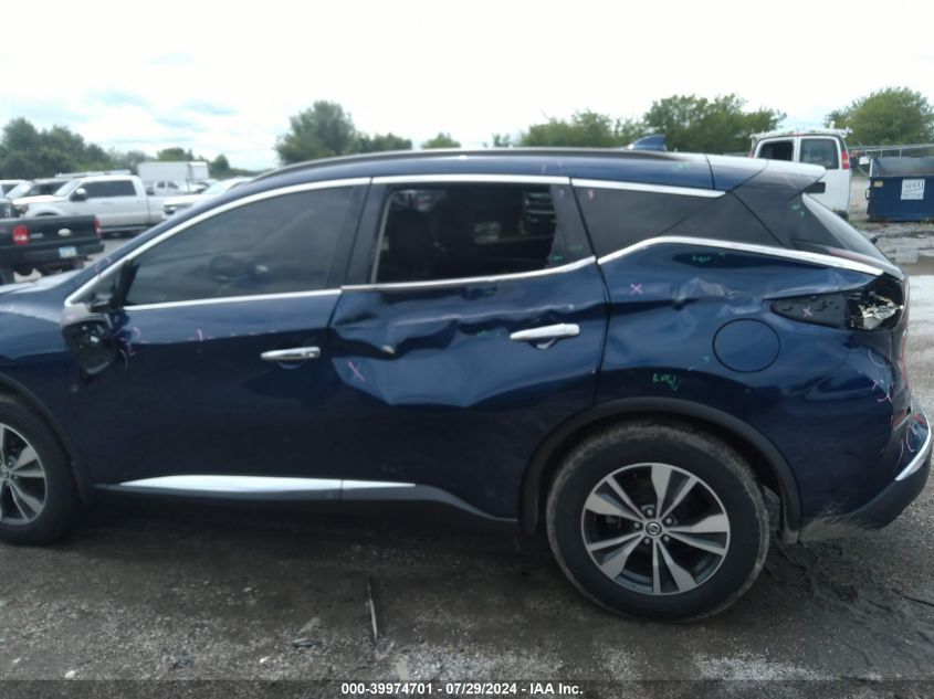 2020 Nissan Murano Sv Fwd VIN: 5N1AZ2BJ4LN137490 Lot: 39974701