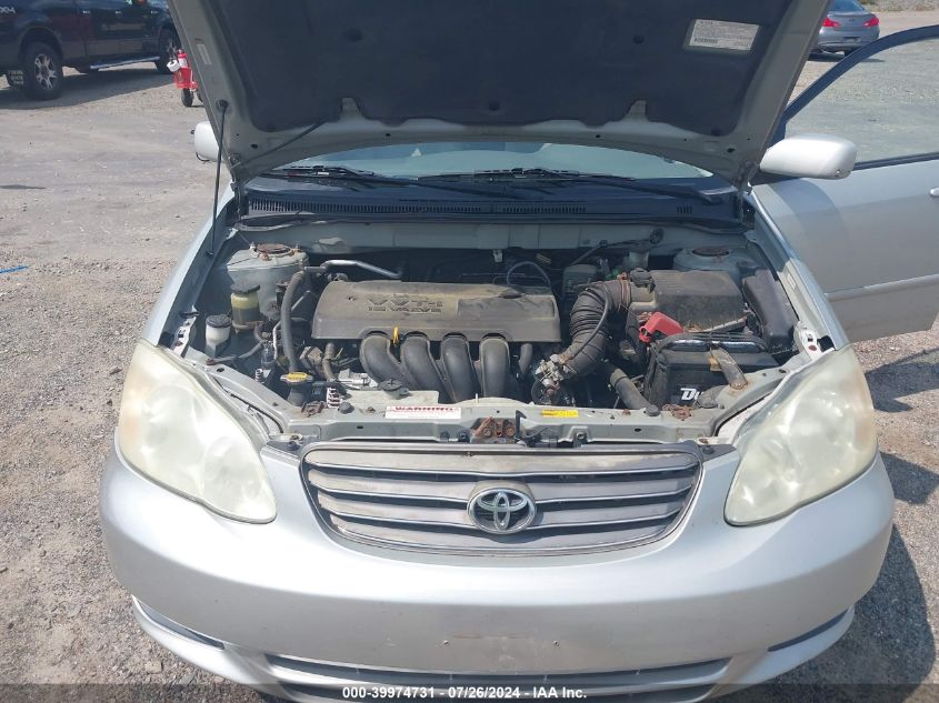 2003 Toyota Corolla Le VIN: 2T1BR32E03C087773 Lot: 39974731