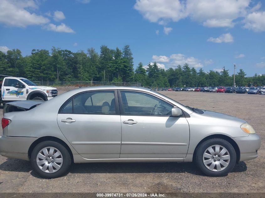 2003 Toyota Corolla Le VIN: 2T1BR32E03C087773 Lot: 39974731