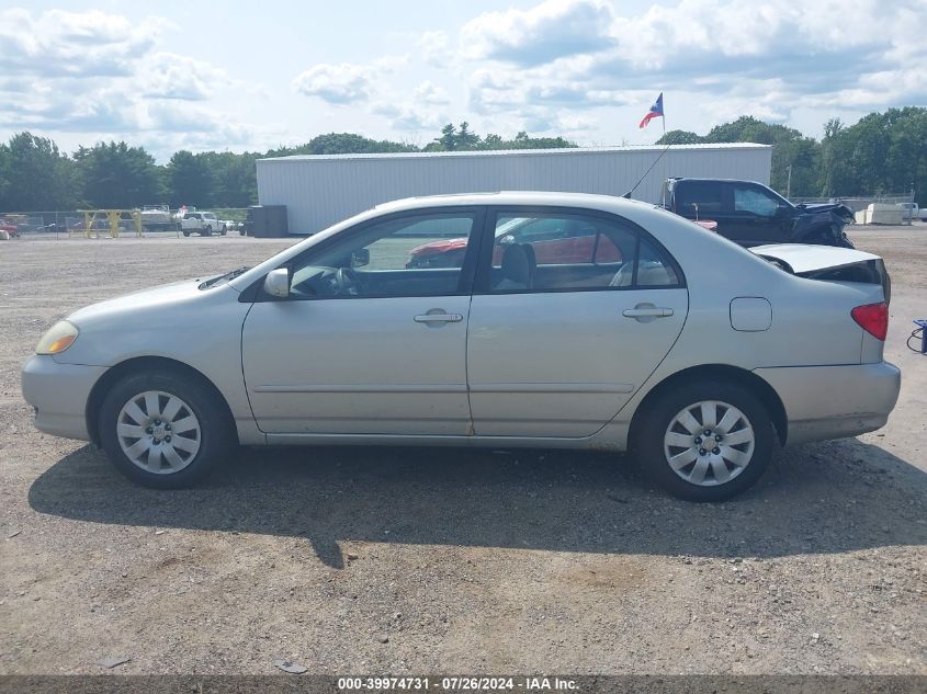 2003 Toyota Corolla Le VIN: 2T1BR32E03C087773 Lot: 39974731