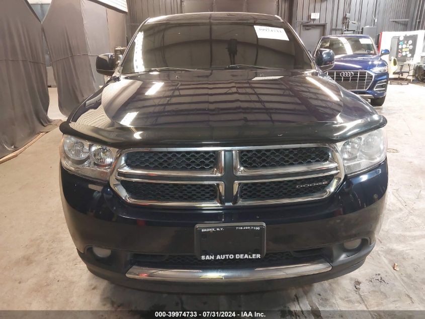 2012 Dodge Durango Sxt VIN: 1C4RDJAG6CC207203 Lot: 39974733