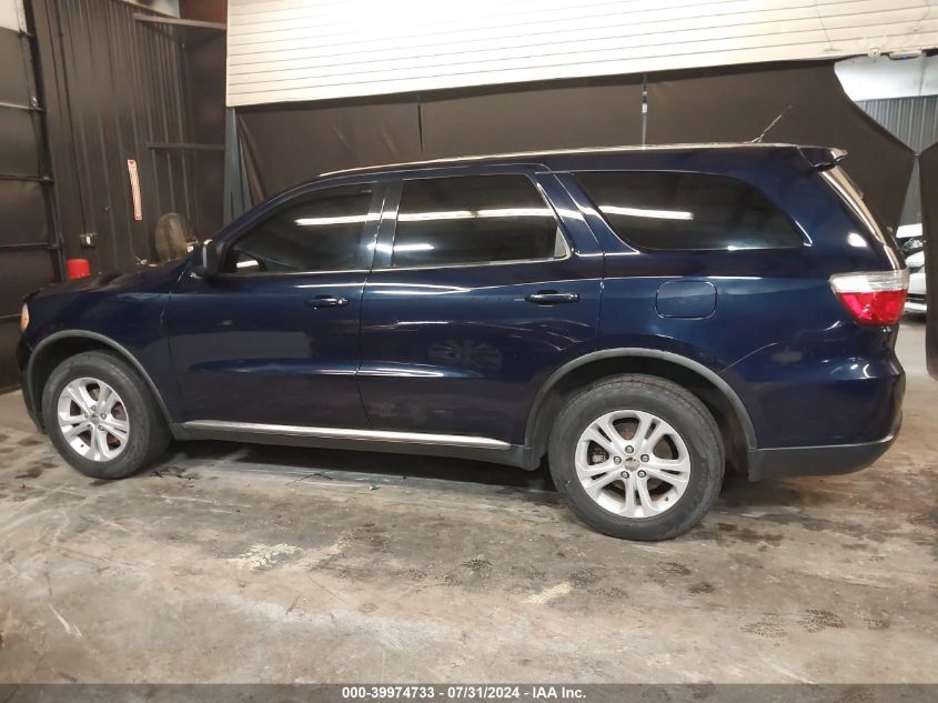 2012 Dodge Durango Sxt VIN: 1C4RDJAG6CC207203 Lot: 39974733