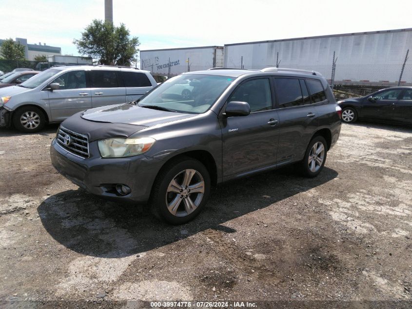 2008 Toyota Highlander Sport VIN: JTEES43A682080461 Lot: 39974775