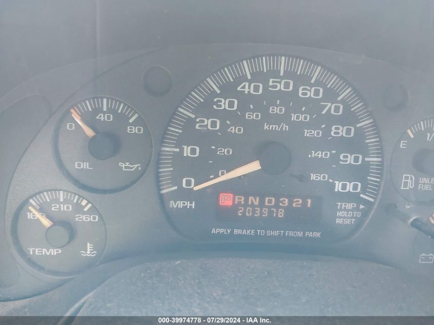 2002 GMC Savana Standard VIN: 1GJHG35R721174290 Lot: 39974778