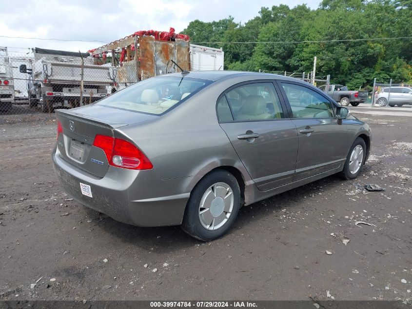 JHMFA36247S030004 | 2007 HONDA CIVIC HYBRID