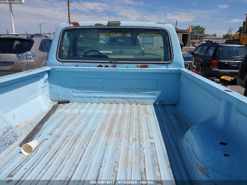 1987 Ford F150 VIN: 1FTEF14N7HPA50011 Lot: 39974817