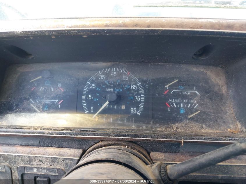 1987 Ford F150 VIN: 1FTEF14N7HPA50011 Lot: 39974817