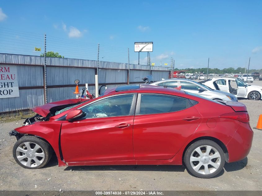 2013 Hyundai Elantra Gls/Limited VIN: KMHDH4AE1DU518074 Lot: 39974838