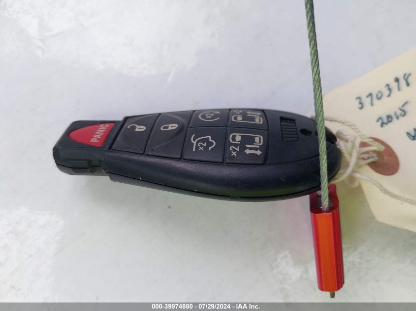 2015 Chrysler Town & Country Touring L VIN: 2C4RC1CG2FR693245 Lot: 39974880