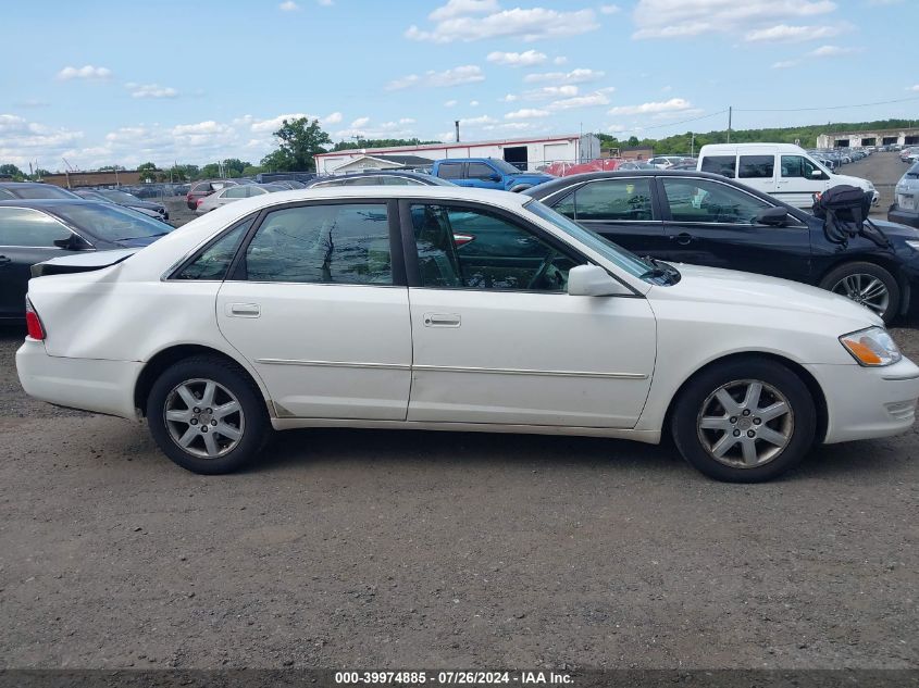 2003 Toyota Avalon Xl VIN: 4T1BF28B83U296662 Lot: 39974885