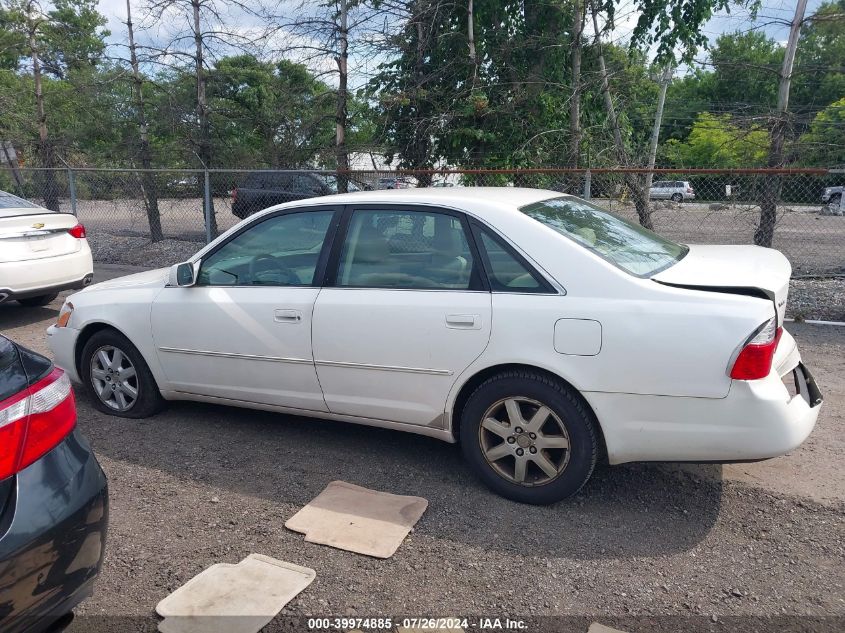 2003 Toyota Avalon Xl VIN: 4T1BF28B83U296662 Lot: 39974885