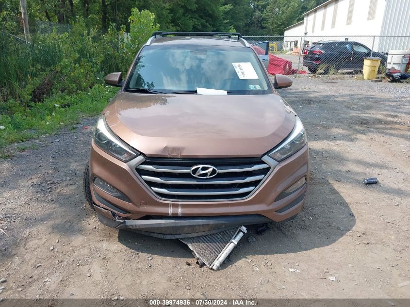 2017 Hyundai Tucson Se VIN: KM8J33A44HU523584 Lot: 39974936