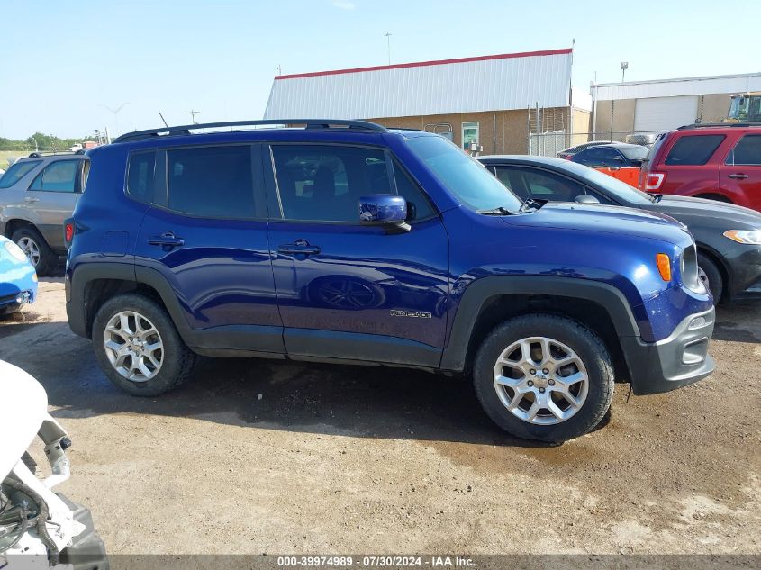 2017 Jeep Renegade Latitude 4X4 VIN: ZACCJBBB2HPG59417 Lot: 39974989