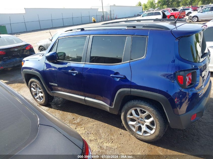 2017 Jeep Renegade Latitude 4X4 VIN: ZACCJBBB2HPG59417 Lot: 39974989