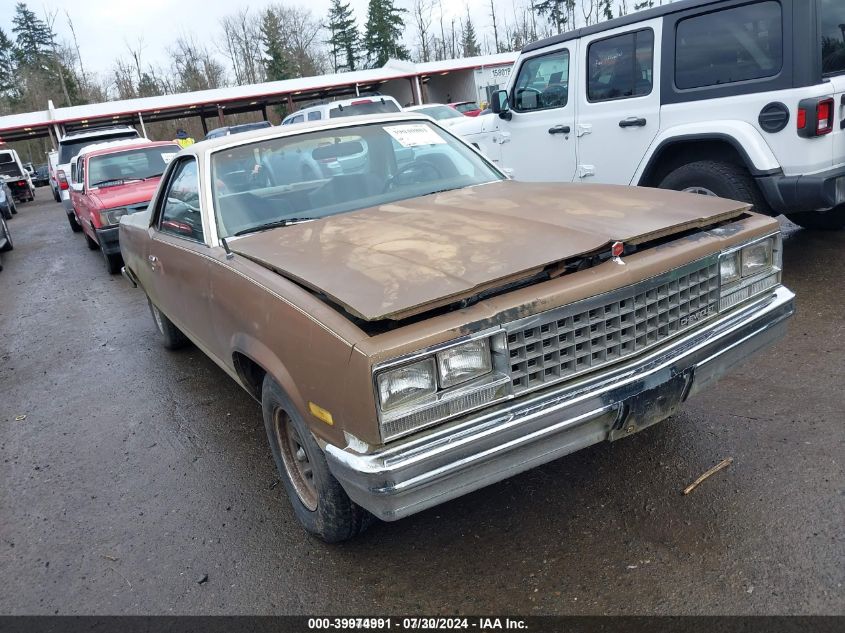 1982 Chevrolet El Camino VIN: 1GCCW80K3CR111816 Lot: 39974991