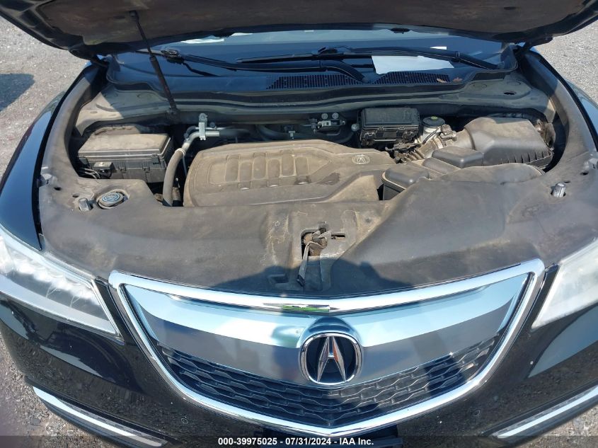 2014 Acura Mdx Advance Pkg W/Entertainment Pkg VIN: 5FRYD4H85EB030482 Lot: 39975025