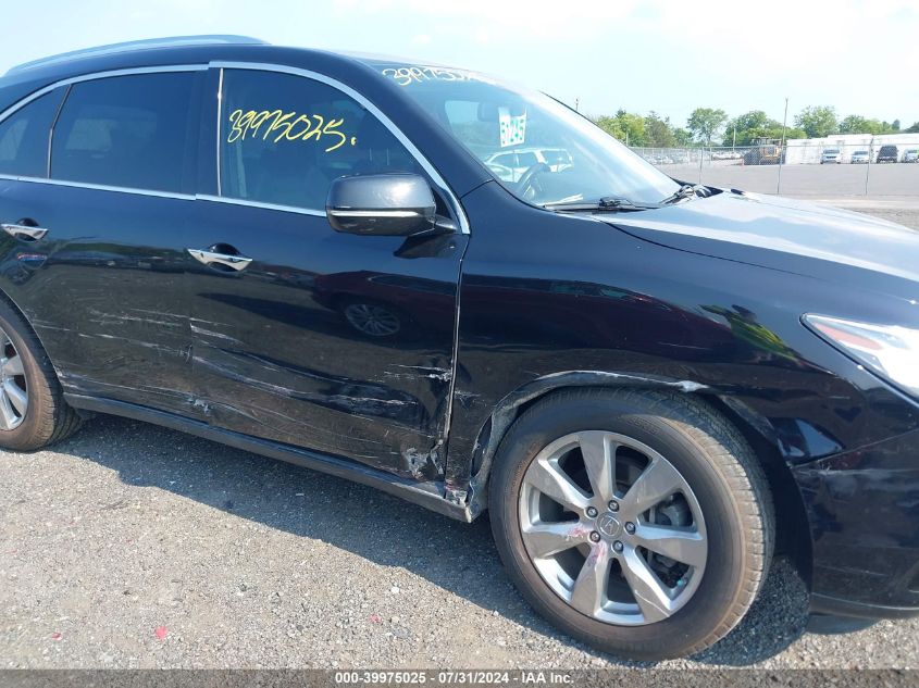 2014 Acura Mdx Advance Pkg W/Entertainment Pkg VIN: 5FRYD4H85EB030482 Lot: 39975025