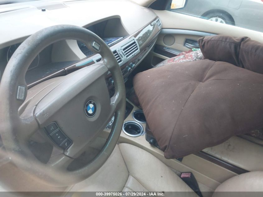 2008 BMW 750Li VIN: WBAHN83548DT79192 Lot: 39975026