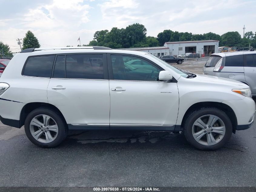 2012 Toyota Highlander Limited V6 VIN: 5TDYK3EH7CS088737 Lot: 39975038
