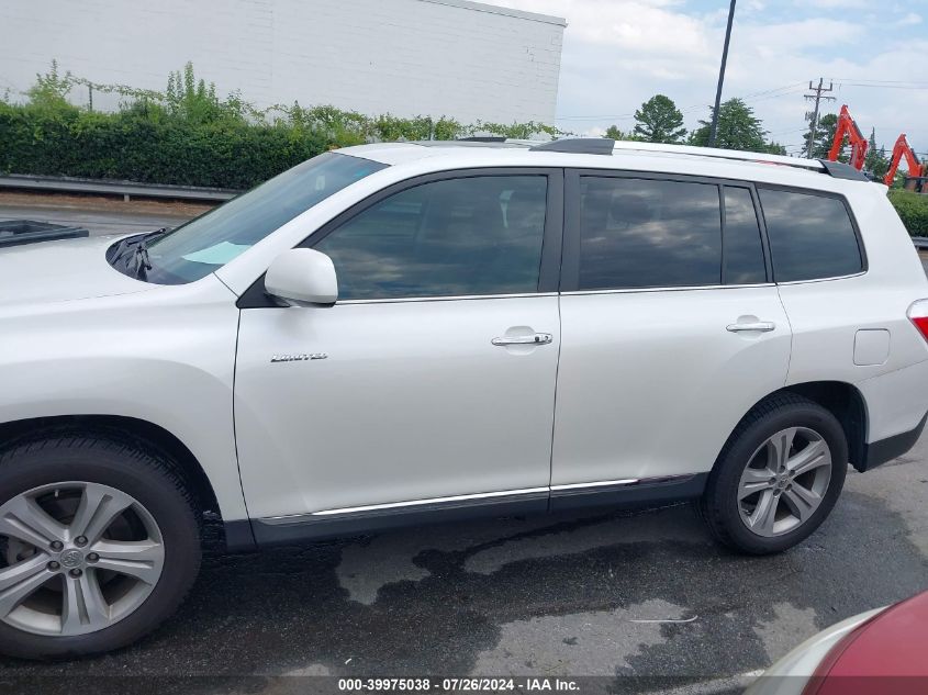 2012 Toyota Highlander Limited V6 VIN: 5TDYK3EH7CS088737 Lot: 39975038