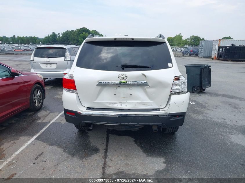 2012 Toyota Highlander Limited V6 VIN: 5TDYK3EH7CS088737 Lot: 39975038