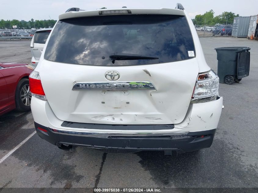 2012 Toyota Highlander Limited V6 VIN: 5TDYK3EH7CS088737 Lot: 39975038