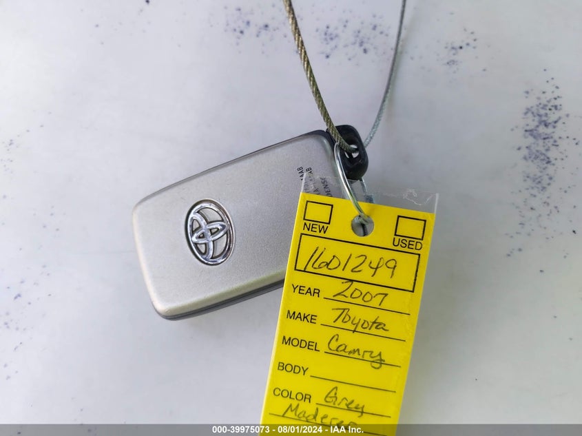 2007 Toyota Camry Le V6/Se V6/Xle V6 VIN: JTNBK46K673016758 Lot: 39975073