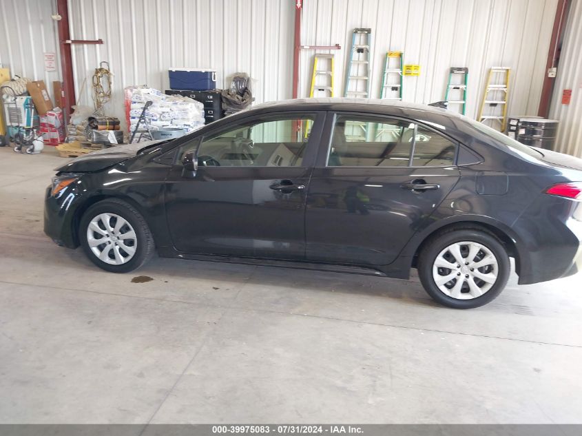 2022 Toyota Corolla Le VIN: JTDEPMAE7NJ220482 Lot: 39975083