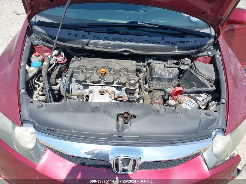 2009 Honda Civic Lx-S VIN: 2HGFA16689H346672 Lot: 39975114