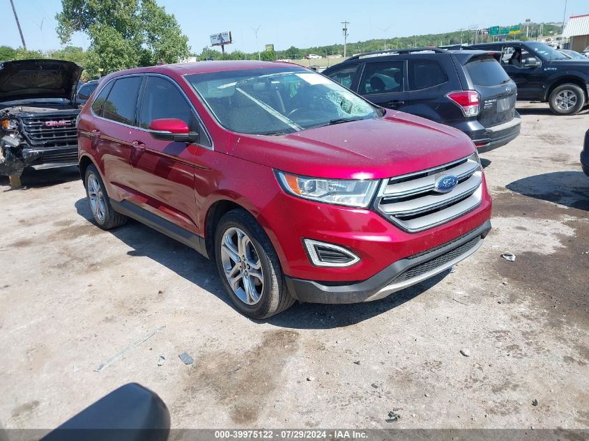 VIN 2FMPK3K93JBB44031 2018 Ford Edge, Titanium no.1