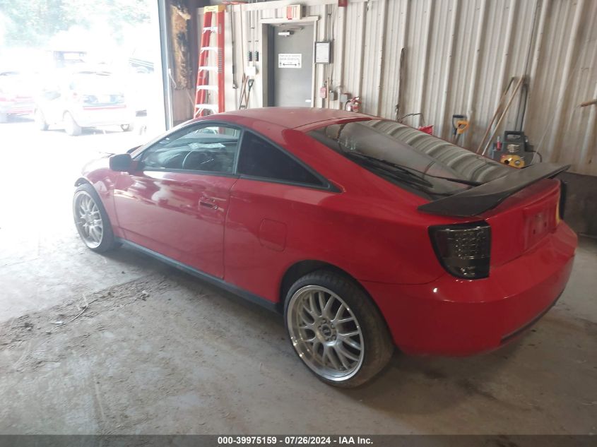 2000 Toyota Celica Gt VIN: JTDDR32T2Y0020312 Lot: 39975159