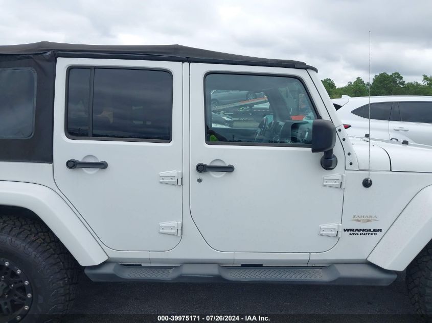 2012 Jeep Wrangler Unlimited Sahara VIN: 1C4BJWEG7CL153654 Lot: 39975171