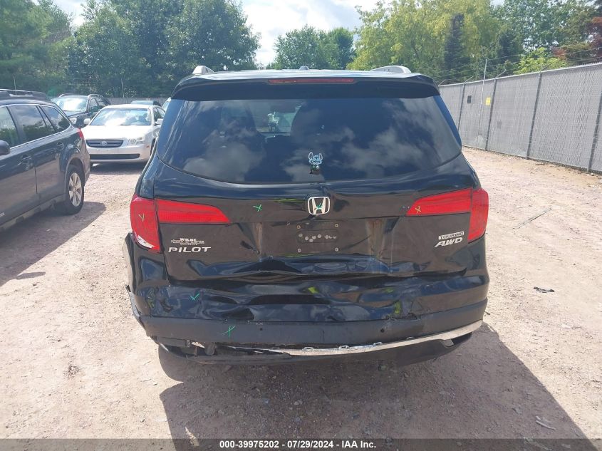 2016 Honda Pilot Touring VIN: 5FNYF6H96GB047357 Lot: 39975202