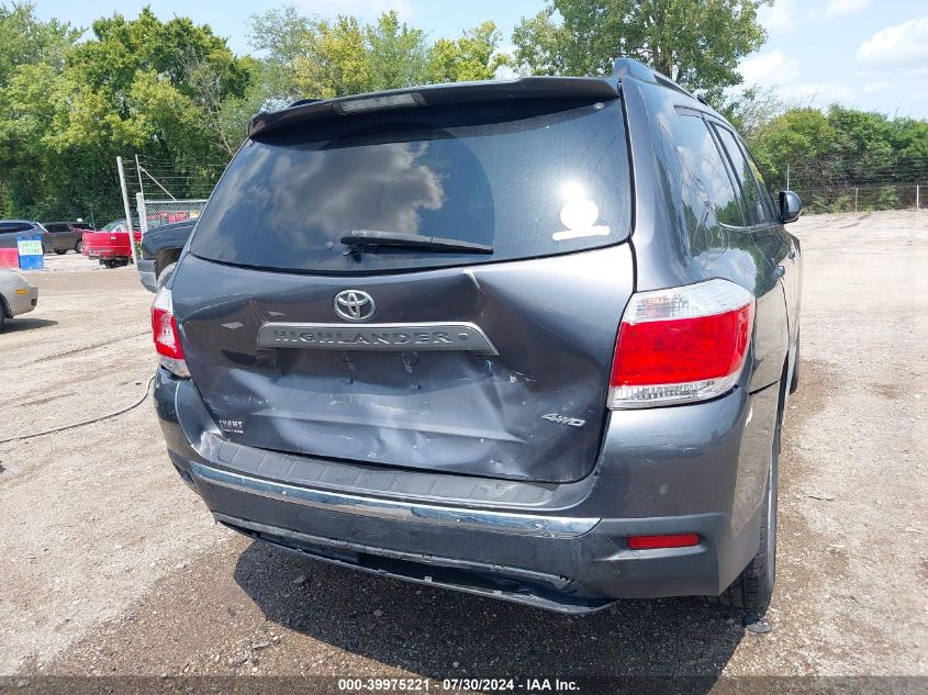 2012 Toyota Highlander Se V6 VIN: 5TDBK3EH2CS150860 Lot: 39975221