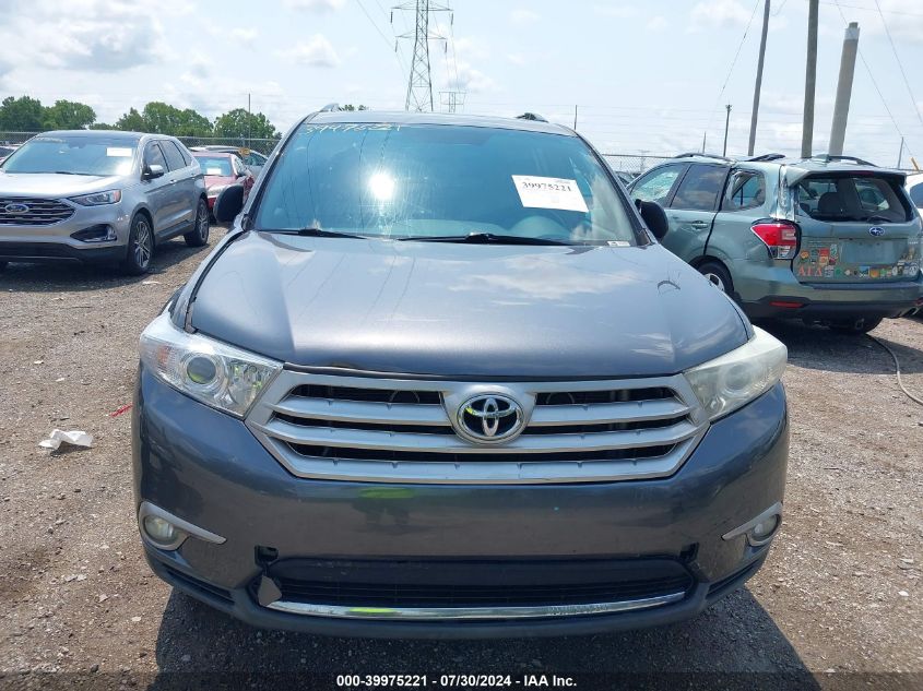 2012 Toyota Highlander Se V6 VIN: 5TDBK3EH2CS150860 Lot: 39975221