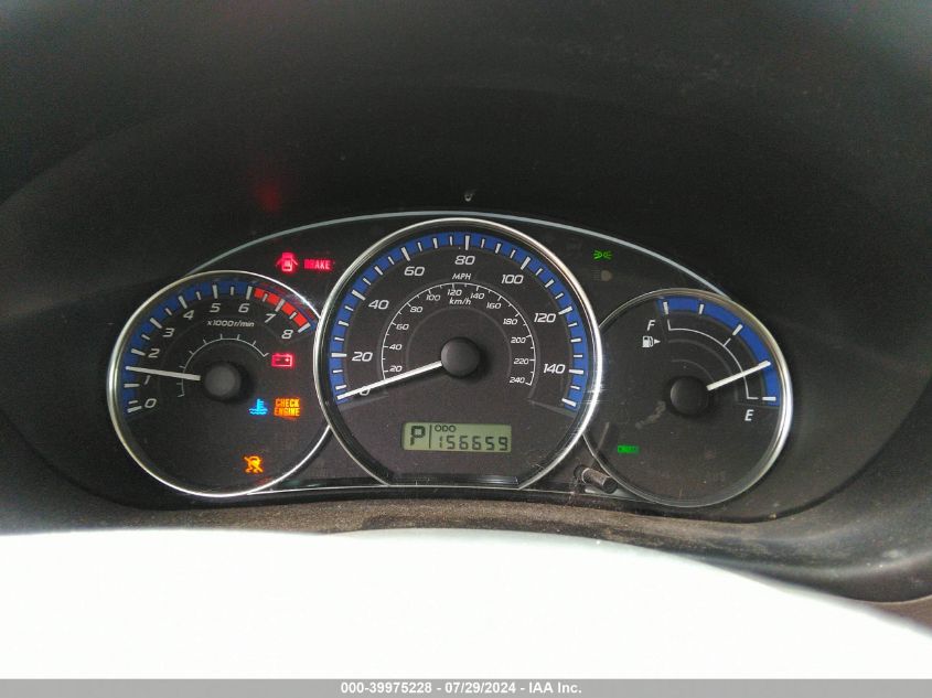 2010 Subaru Forester 2.5X VIN: JF2SH6AC7AH750772 Lot: 39975228