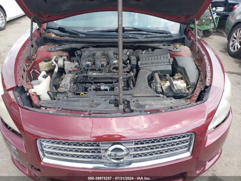 2010 Nissan Maxima 3.5 Sv VIN: 1N4AA5AP6AC844107 Lot: 39975257