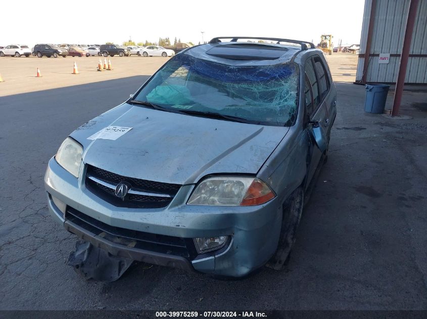 2002 Acura Mdx VIN: 2HNYD18602H535473 Lot: 39975259