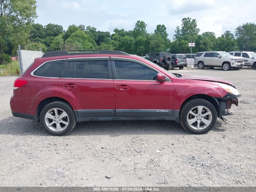 2014 Subaru Outback 2.5I Premium VIN: 4S4BRBCC6E3244446 Lot: 39975280