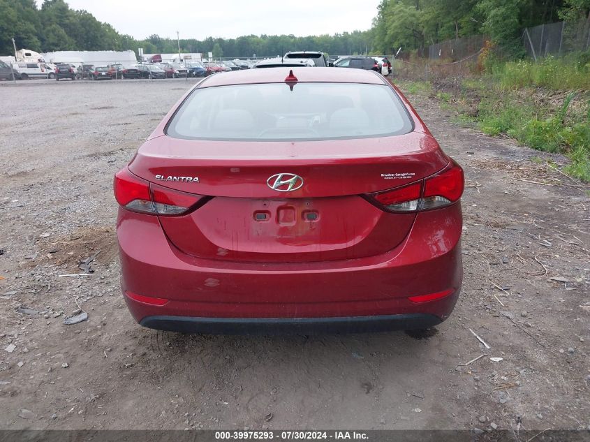 5NPDH4AE4GH720507 2016 HYUNDAI ELANTRA - Image 16