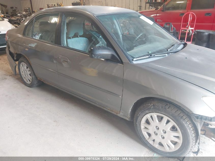 2004 Honda Civic Lx VIN: 2HGES16594H624147 Lot: 39975324