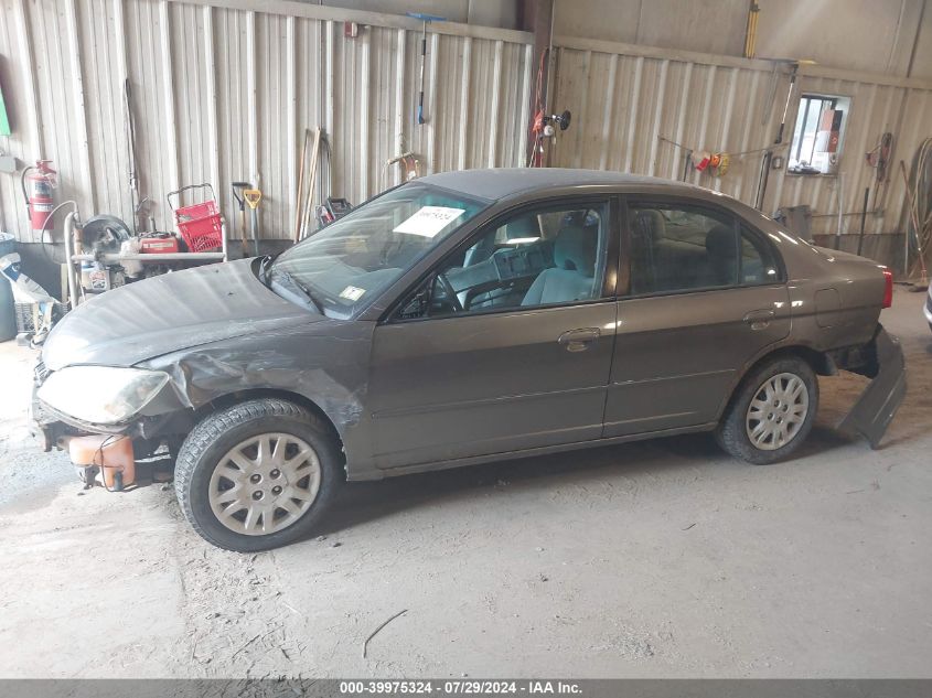 2004 Honda Civic Lx VIN: 2HGES16594H624147 Lot: 39975324