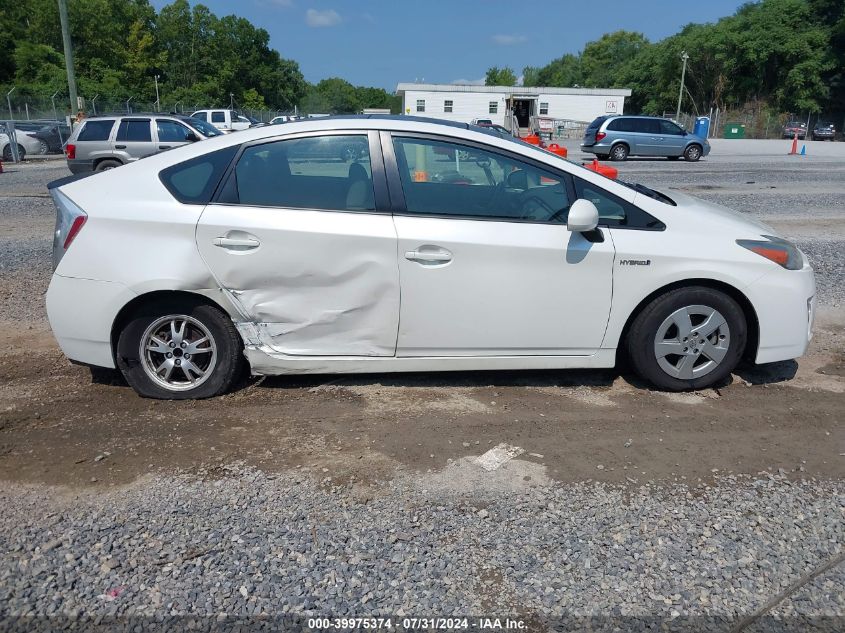 2011 Toyota Prius Three VIN: JTDKN3DU5B0274421 Lot: 39975374