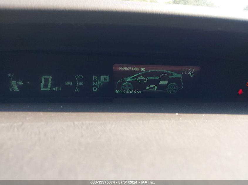 2011 Toyota Prius Three VIN: JTDKN3DU5B0274421 Lot: 39975374