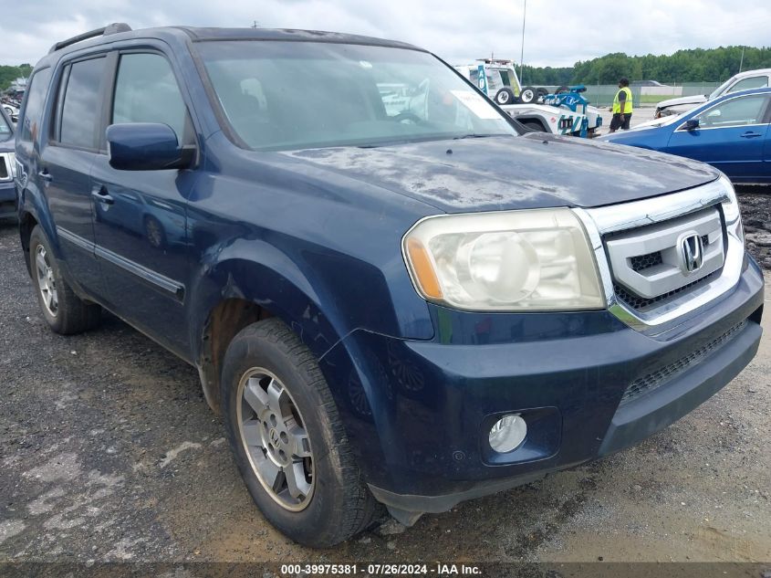 2010 Honda Pilot Touring VIN: 5FNYF4H95AB001742 Lot: 39975381