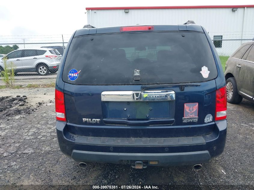 2010 Honda Pilot Touring VIN: 5FNYF4H95AB001742 Lot: 39975381